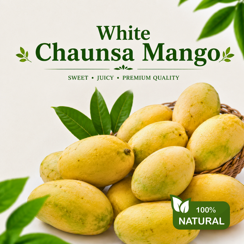 Creamy White Chaunsa Collection – fresh Pakistani mangoes from Roz Taza